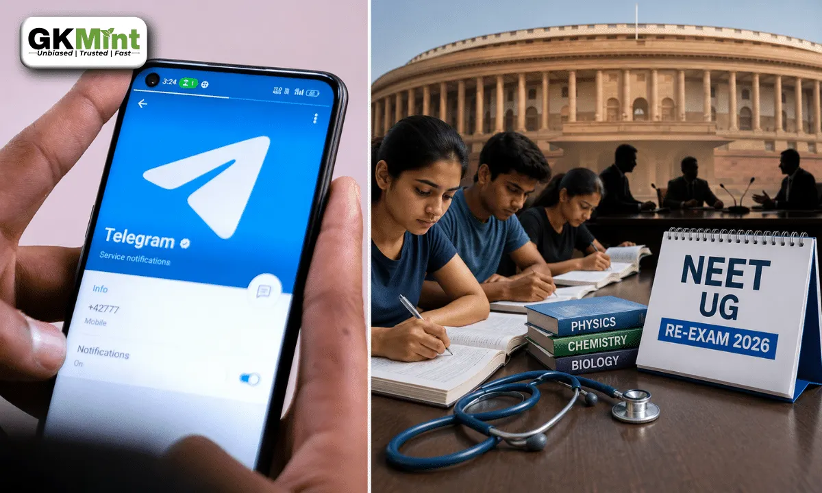 NEET Re-Exam Telegram Ban