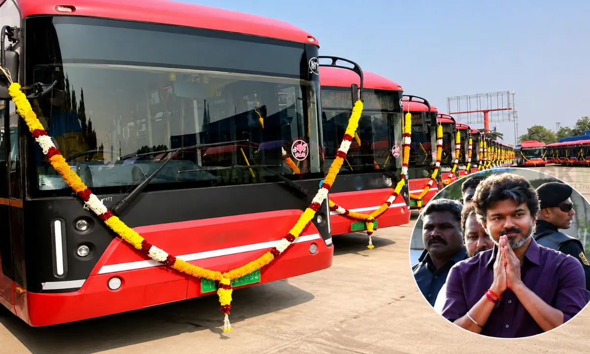 CM Vijay to Launch 750 Electric Buses