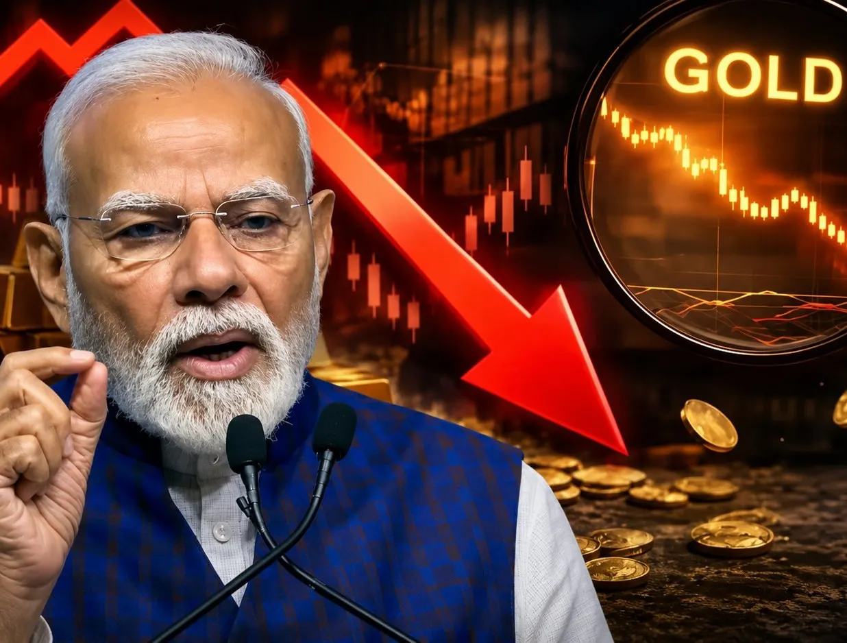 Jewellery stocks fall after Modi appeal